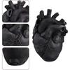 Black Anatomical Heart Vase Simulation Heart-Shaped Art Resin Vase Decorative Potted Flower Vessel Gift Room Office Desk Decor