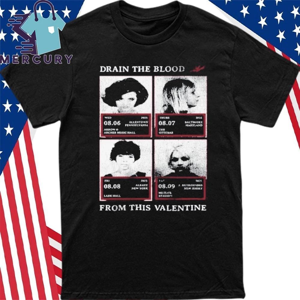 

Thursday Band Cross Out The Eyes, Drain The Blood From This Valentine 2025 Shirt 3XL