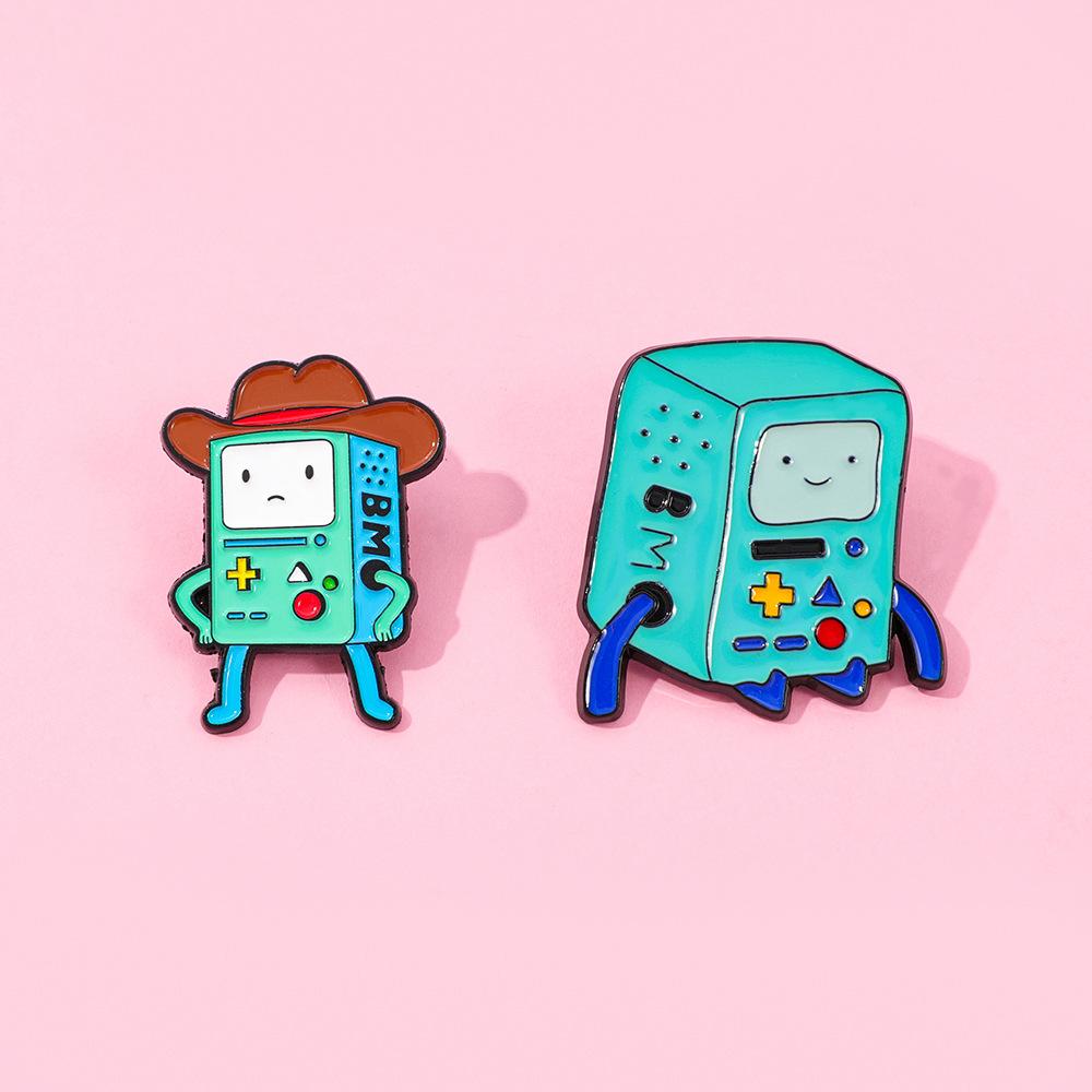 Creative Personality Game Console Bimo Metal Badge Adventure Live Treasure Alloy Brooch Pin