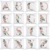 Pillow Sofa Cushion Home Office Cushion Letter Flower Pillow Bedside Backrest Car Pillow Cover