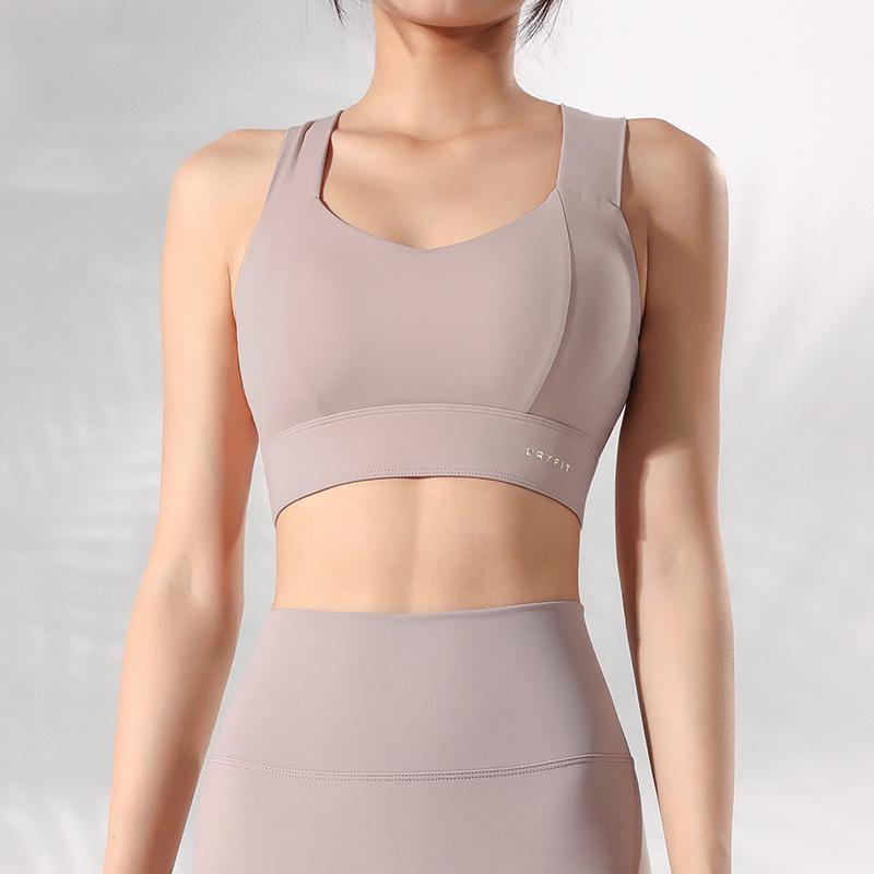 

Женский спортивный бюстгальтер Ai Run: Красивая спина, крестообразная поддержка, регулировка жира под мышками, идеально подходит для йоги и бега Small (S)