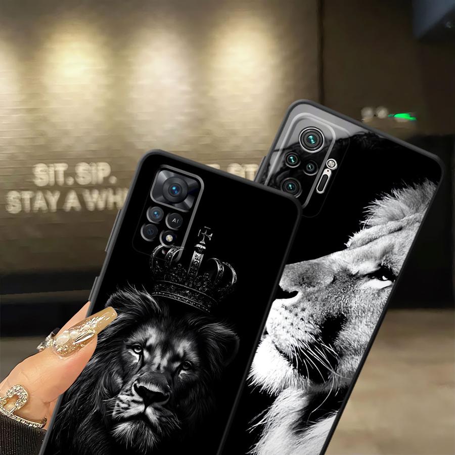 Cool Animal Tiger Lion Case for Xiaomi Redmi Note 7 8 10 9 13 Pro Plus 10S 9S 14 11 12 Pro 11s 12s Funda Phone Cover