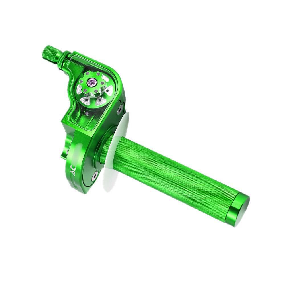 Alconstar- CNC Aluminum Adjustable Motorcycle Motorbike Throttle Grips Settle Quick Twister Gas Dirt Pit Bikes ATV UTV Throttles 2
