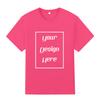 Streetwear Customized Pattern Print T-Shirt Harajuku Casual O Neck Short Sleeves Men Women Cotton T-Shirt