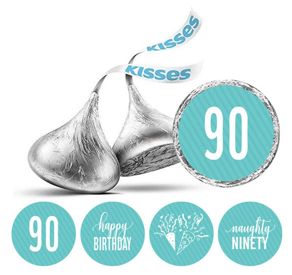 Darling Souvenir 190 Pcs Naughty Ninety Birthday Theme Stickers Chocolate Labels