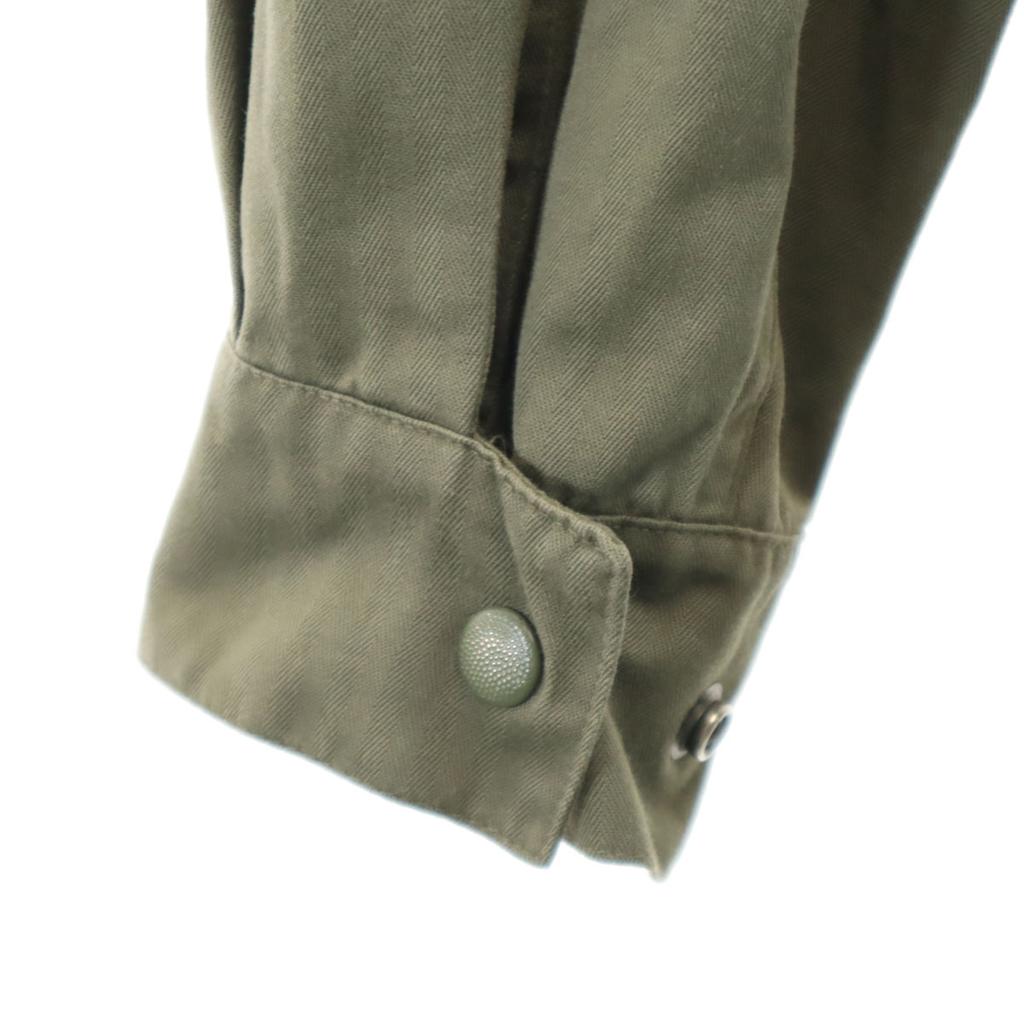 FRENCH ARMY 80s vintage F-2 Field jacket 38 khaki military Men's Used