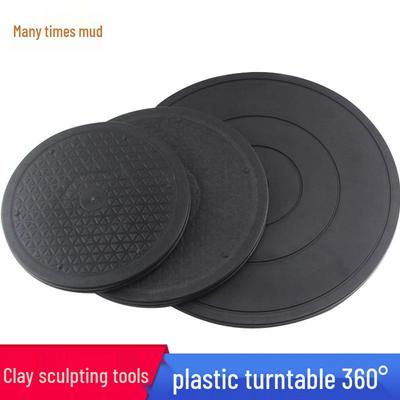 360° Kunststoff-Drehteller für Ton und Keramik, 25cm