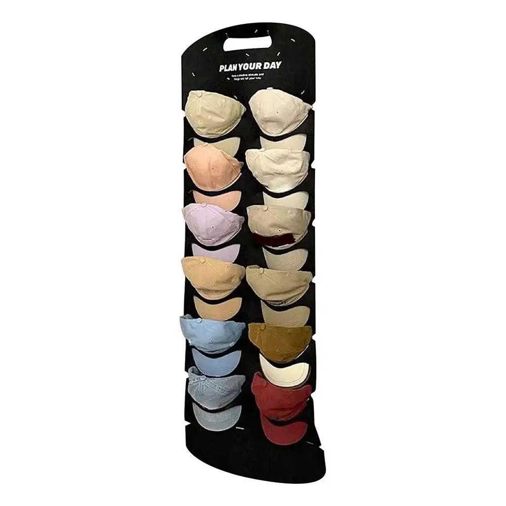 6/12 Grid Felt Hat Storage Hanging Bag Baseball Cap Saving Accessories Organizer Holder Space Hanger Rack Storage Towel Clo T2F5