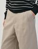 WORK ON BODY OFF Cle Wide Cotton Chino Pants [Beige]
