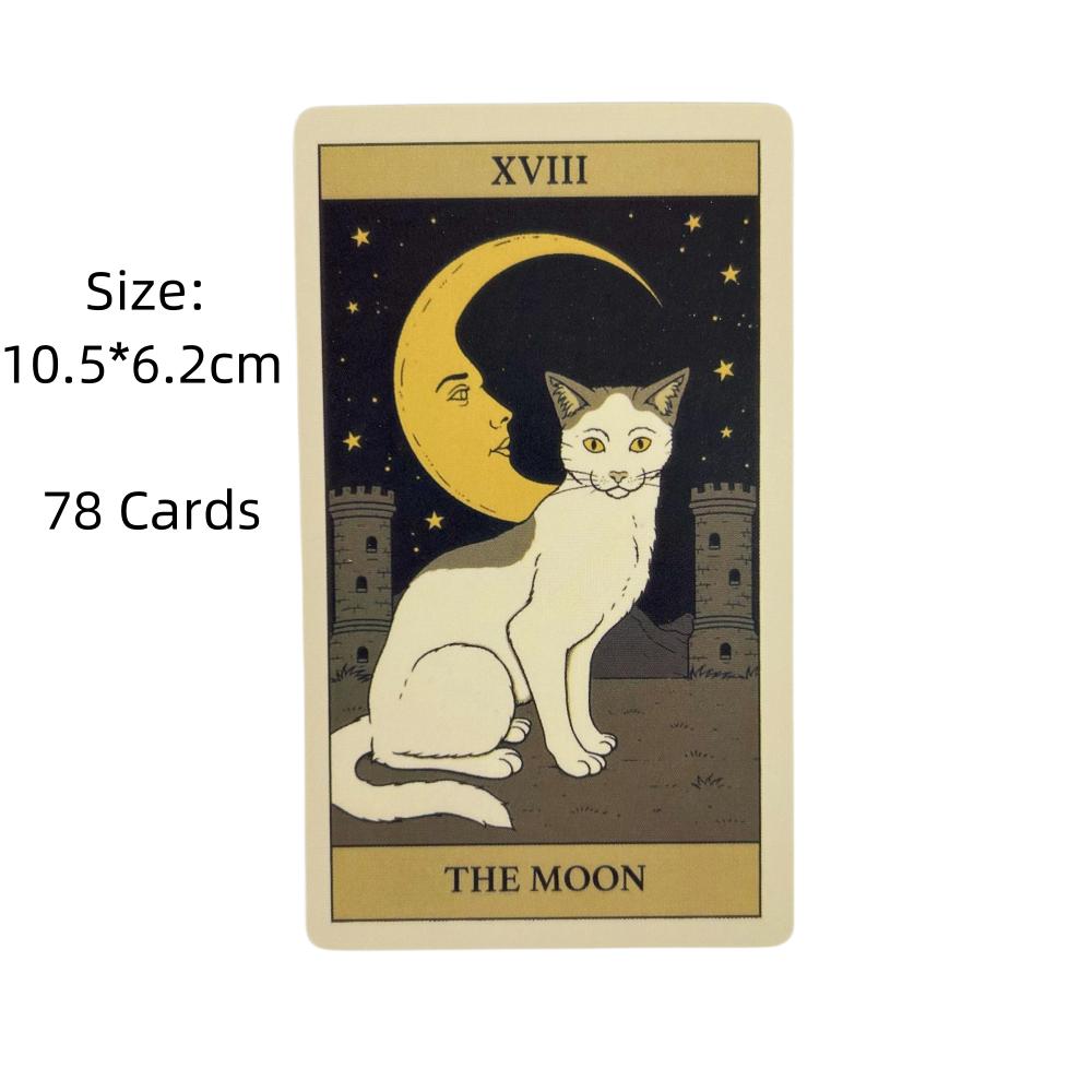 Cats Rule The Earth Tarot Cards Game For Beginners Fate Visions Divination Edition Oracke Playing Board Deck