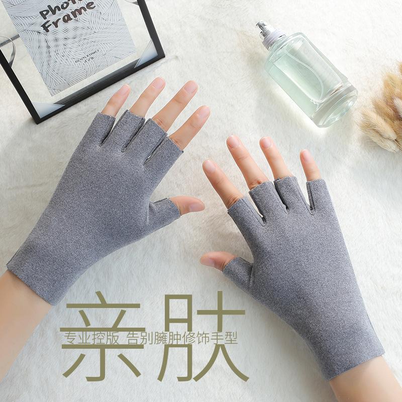 

Перчатки из немецкого бархата с сенсорным экраном на половину ладони, теплые, с защитой пальцев от холода, универсальные, для мужчин и женщин, для вождения, для взрослых, для набора текста и письма average size