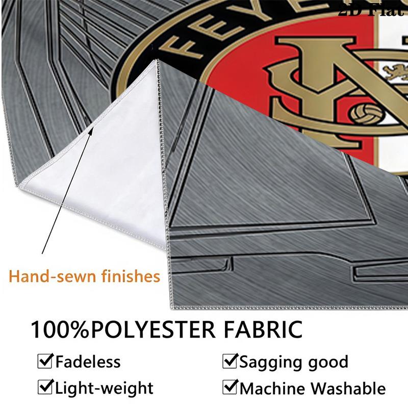 Feyenoord Individueller Name Wandteppich Ästhetischer Wandbehang Bedruckte Stoffdecke Dekorative Wandteppiche Für Schlafzimmer Wohnzimmer Heimdekoration