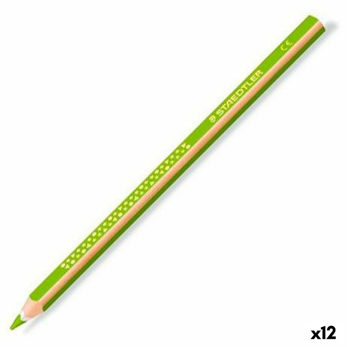

Карандаши цветные Staedtler Jumbo Noris светло-зеленые (12 единиц) TU прозрачный
