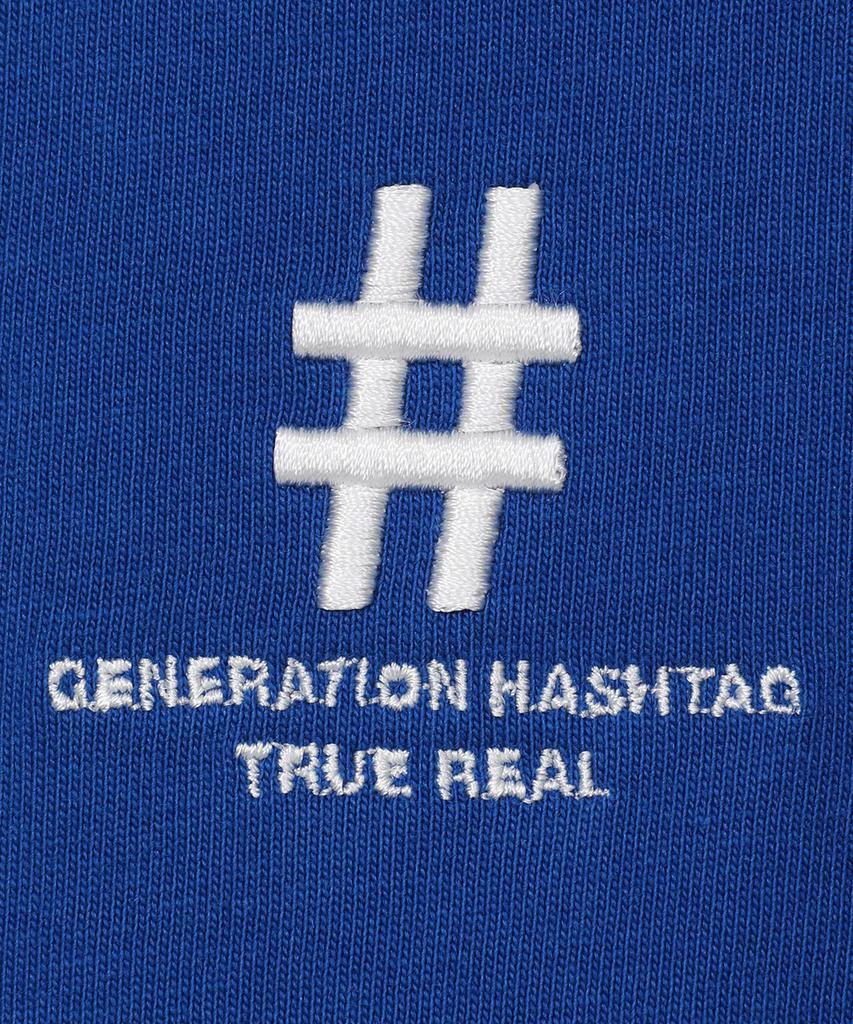BEENTRILL Shake Hashtag Comfort Fit T-Shirt (Blue)