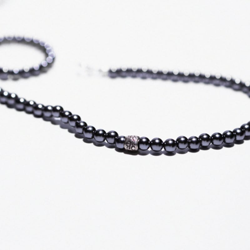 Kiee Oshimu (Silver 925) 304 Dark Silver Necklace