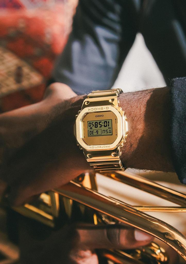 [Casio] G-Shock Uhr [Originalprodukt aus dem Inland] FINE METALLIC SERIES GM-5600YMG-9JF Herren Gold