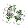 2 Pieces Floral Swag for Wedding Arch with Artificial Flowers