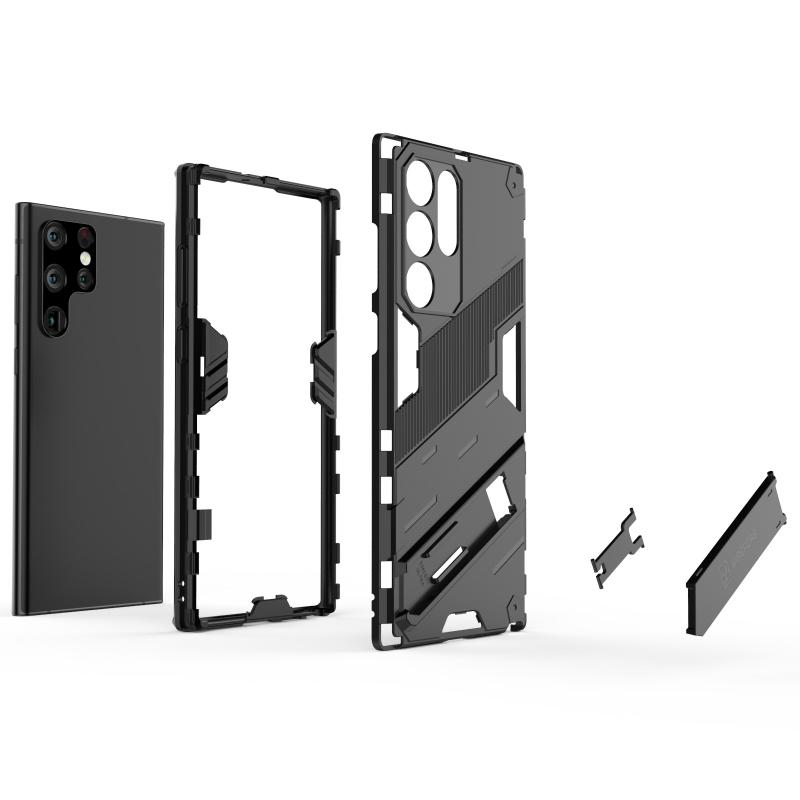 Case For Samsung Galaxy S21 Plus S21 FE S21 Ultra 5G Shockproof Armor Phone Case Anti-Fall Protect Back Cover Kickstand Coque