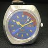 CITIZEN AUTOMATIC 8200 VINTAGE JAPAN MENS BLUE COLOR DIAL WATCH a702784-1 R210-a702784