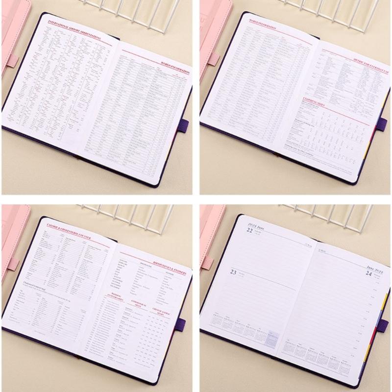 2025 Weekly Monthly Planner Leather Planner Notebook 2025 Journal Academic Diary for Teacher Student Daily Schedualing