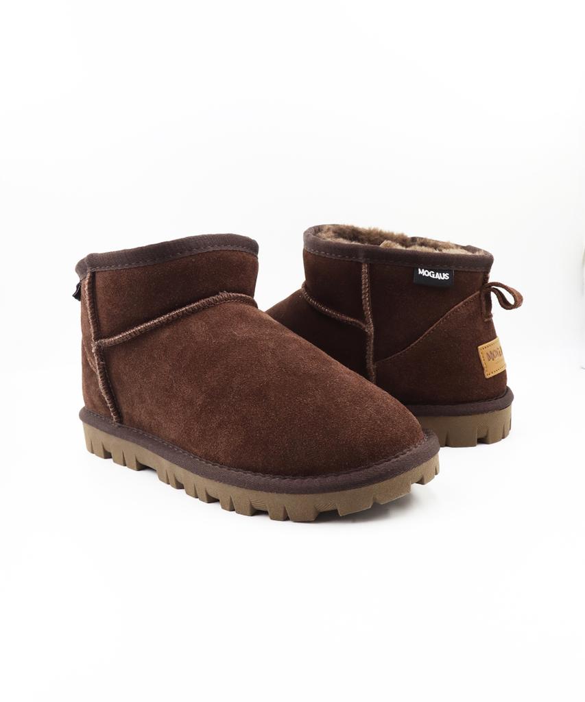 Mogaus Leather Fur Genuine Cowhide Mini Boots 5 Colors
