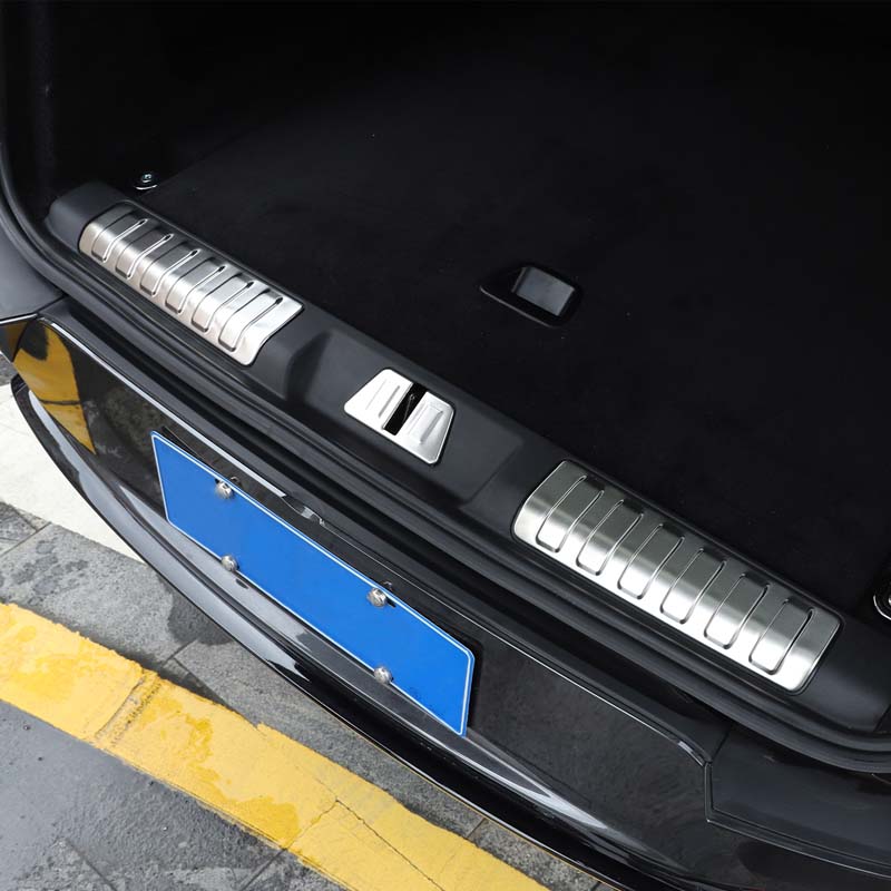 Stainless Car Styling Rear Trunk Bumper Scuff Sill Protector Plate Accessories For Land Rover Range Rover Sport 2026 2026