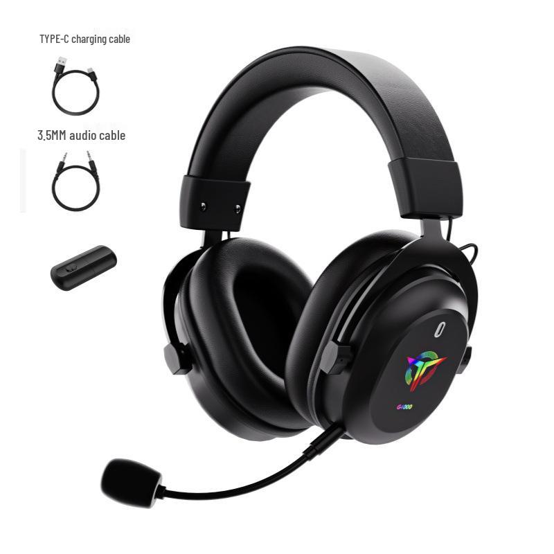 Nové bezdrôtové herné slúchadlá RGB: Bluetooth s tromi režimami, Nízka latencia, Pohodlné nosenie