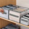 7 Grids Jeans Storage Box Closet Wardrobe Clothes Compartment Boxes Drawer Jeans Socks Separation Organizer Pants Storage Boxes