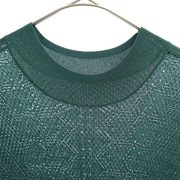 CELFORD unused 7 minutes sleeve knit Long dress 36 green Women Used