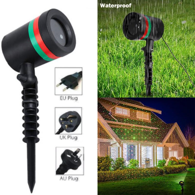 Moving Led Christmas Laser Projector Light Xmas Party Outdoor Lamp Landscape