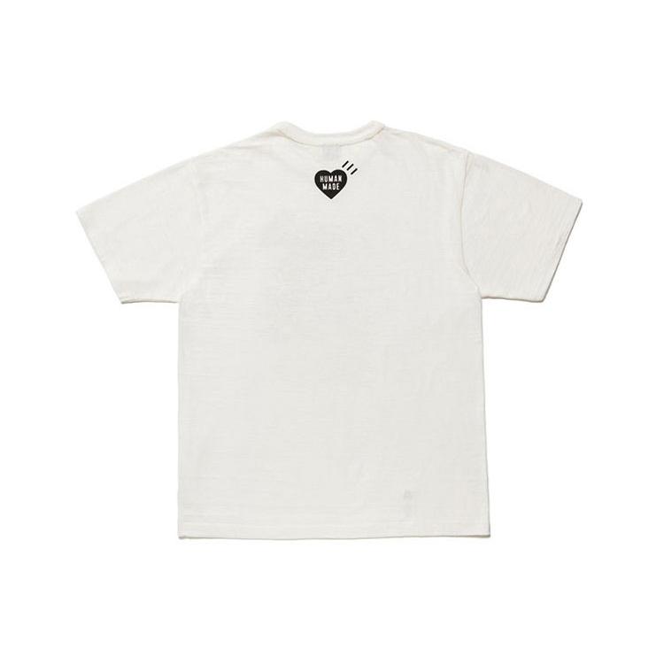 HUMAN MADE T-Shirts Unisex Crew Neck Moderate Straight Fit HM22TE002
