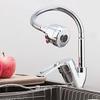 Kitchen Sink Faucet Hot and Cold Water Mixer Tap 360 Degree Rotating Flexible Hose Tap Deck Mounted Kitchen Accessories