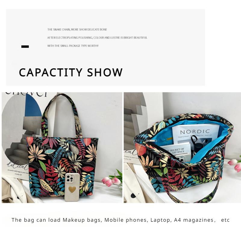 2025 Nouă Modă Stil Etnic Chinezesc Geantă de Umăr pentru Femei Geantă Tote din Pânză de Înaltă Calitate Doamnelor Capacitate Mare Simplă Imprimată Versatilă Clutch Genți de Mână