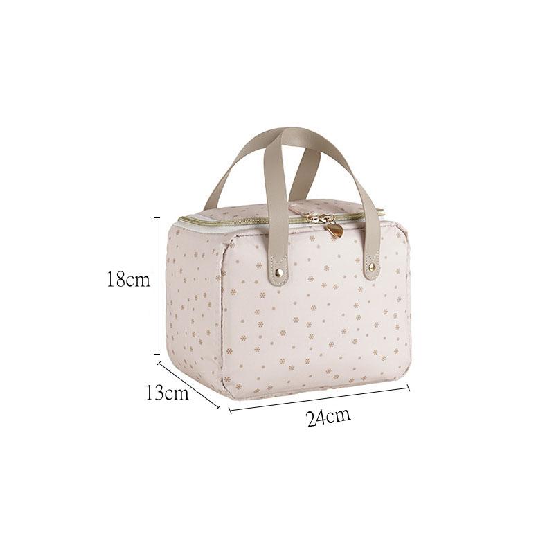 Lunch Bag Handle Insulation Cooler Bag for Women Kid Lunch Box Picnic Travel Portable Food Storage Breakfast Thermal Food Bag