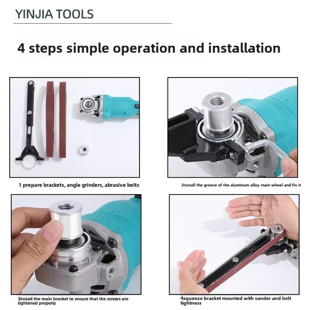 Multi Function Belt Sander Attachment Replace The Angle Grinder Belt Sander Bracket  Polisher