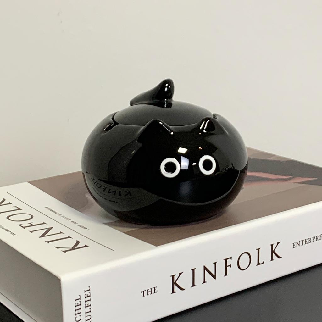 Siamese Cat Ashtray Living Room Office Desktop Ceramic Cigar Ashtray Home Decoration Accessories Cute Art Ornament ashtrays