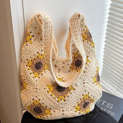 Freizeit-Tasche, Große Kapazität, Einzelne Umhängetasche, Unterarm-Tragetasche, Urlaubs-Strandtasche