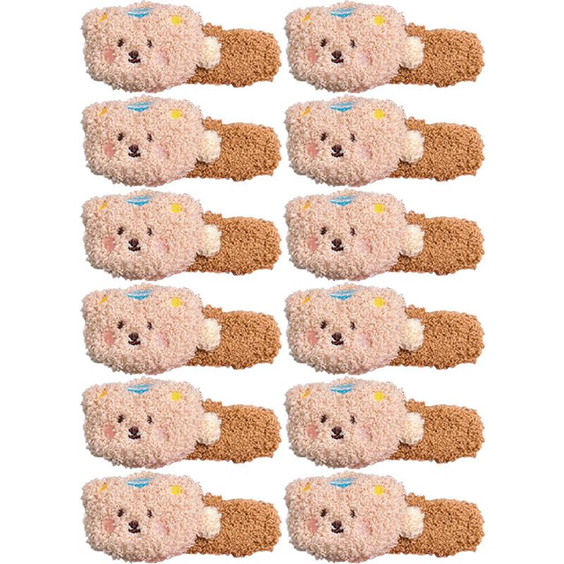 Plush Bear Hair Clip Women Cute Large BB Clip Sweet Simple Hair Accessories