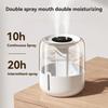 6.8L Large Capacity Humidifier USB Dual Spray Home Office Bedroom Desktop Air Moisturizer Purifier Silent Night Light Diffuser
