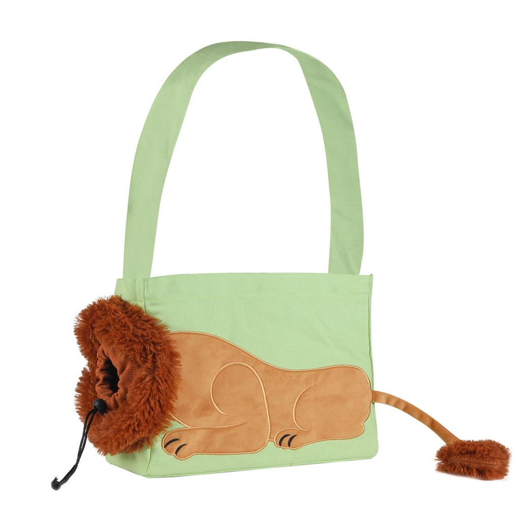 Pet Carriers Lion Design Portable Breathable Bag Cat Dog Carrier Bags Outgoing Travel Pets Handbag Pet Shoulder Carrying Bags