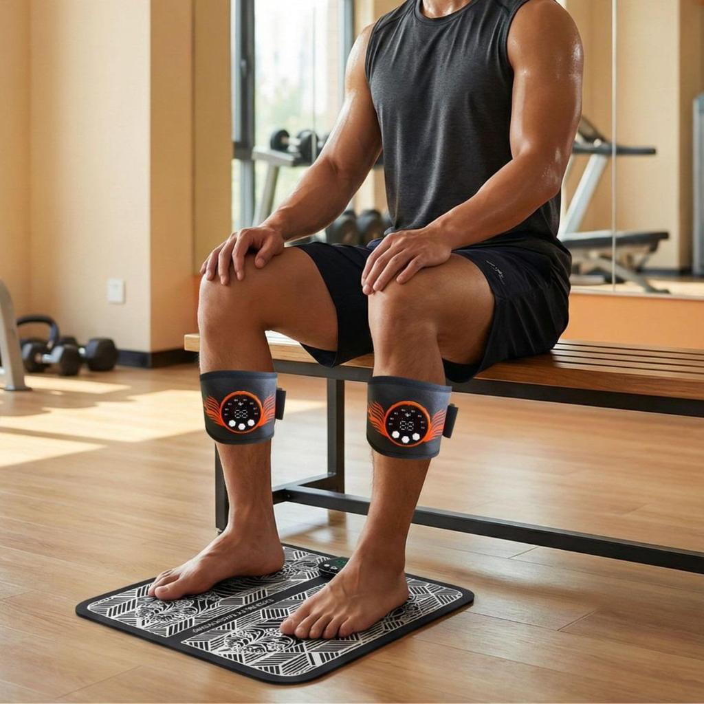 EMS Beautiful Leg Massager for Thigh and Calf Muscles Exercise