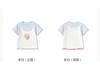 Balabala Girls' Vacation Two-Piece Short-Sleeved T-Shirt Set