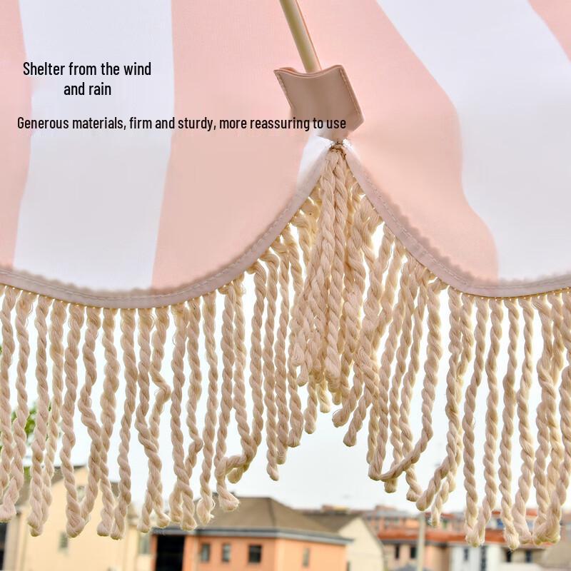 Outdoor Tassel Beach Umbrella