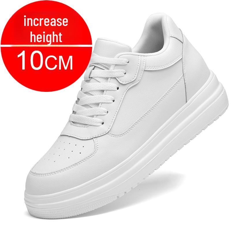 

Новые стильные дышащие мужские кроссовки, увеличивающие рост - повседневная обувь с толстой подошвой 10 см 42