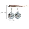 Reflective Ball Earrings Dangle Earrings Ear Jewelry for Fashion Enthusiasts