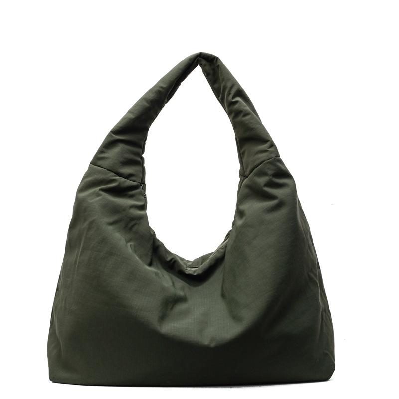 Large capacity casual tote bag women's new trend lazy style shoulder bag simple and lightweight portable underarm bag