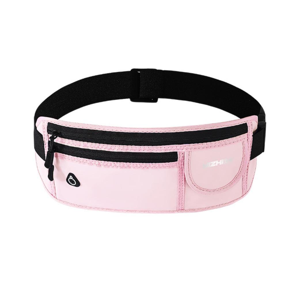

Плотно прилегающая спортивная мобильная поясная сумка Ультратонкая спортивная сумка для телефона Сумка на пояс для бега Мужская Женская розовый