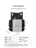Stylish Outdoor Basketball Backpack with Reflective Strips - Lightweight, Large Capacity, Drawstring Closure