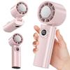 Portable Handheld Fan with Cooling LED LCD High Powerful Long Battery Convenient To Quiet Heatstroke Suitable for Fireworks Summer Includes Japanese