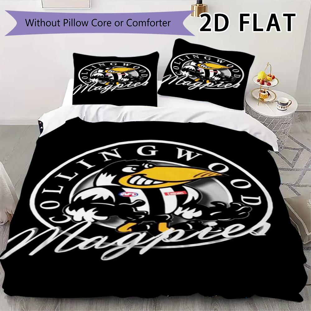 Collingwood Pattern Bedding Uilt Set Uilt Cover Pillowcase Home Decoration Birthday Gift (1 * Duvet Cover + 2 * Pillowcase Without Core)